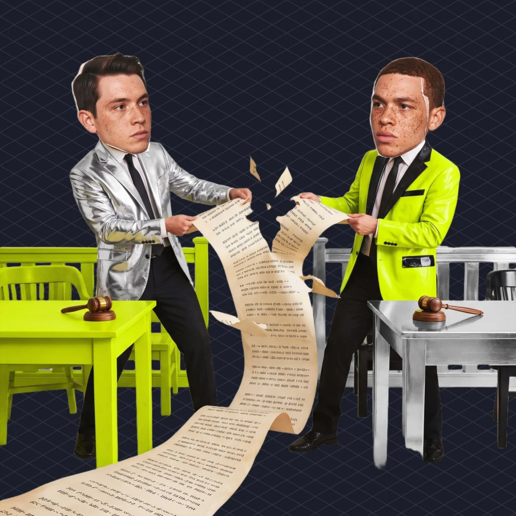 Anthropic Lyrics Lawsuit Reaches Its Fair Use Hearing What the Ruling Could Change for AI Music illustration 1 dark – Mubert Anthropic Lyrics Lawsuit: What We Know (Oct 2026)