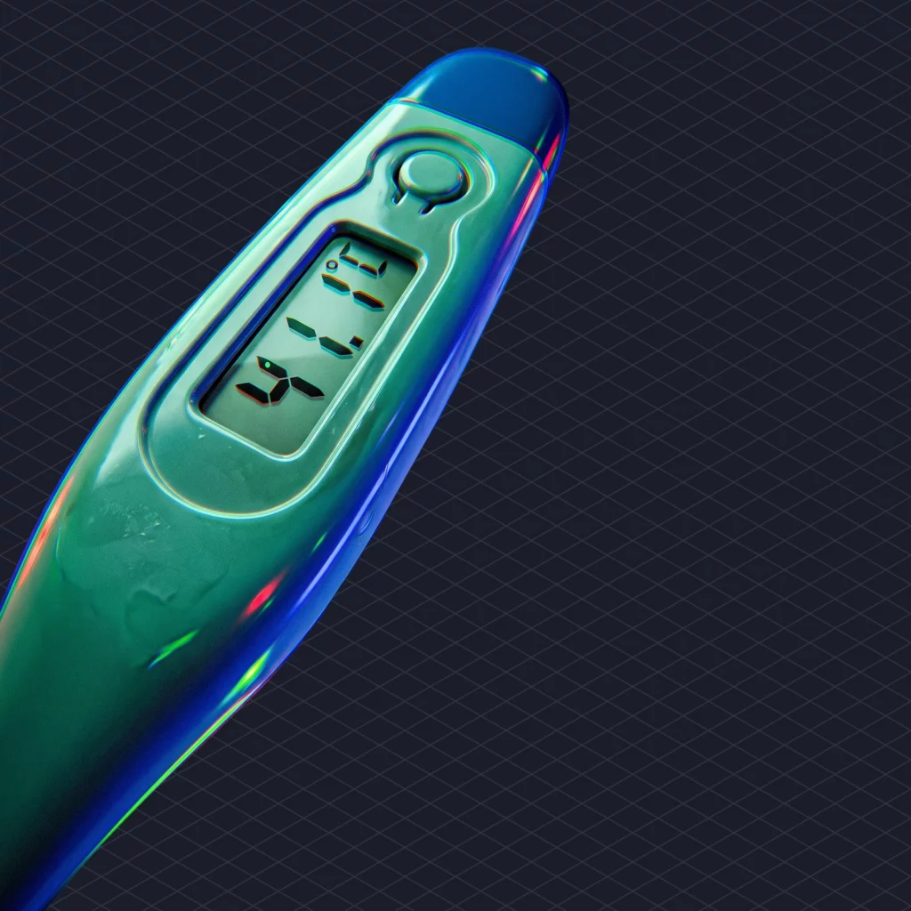 Hardstyle History A Trademarked Genre That Lost Only to the Weather illustration 9 dark – Mubert Digital thermometer showing 41.1 degrees