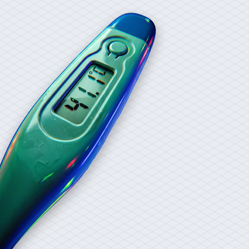 Hardstyle History A Trademarked Genre That Lost Only to the Weather illustration 9 – Mubert Digital thermometer showing 41.1 degrees